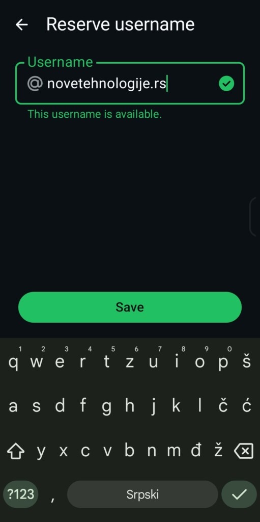 Kako registrovati WhatsApp korisničko ime i sakriti broj telefona? 6 WhatsApp username 05